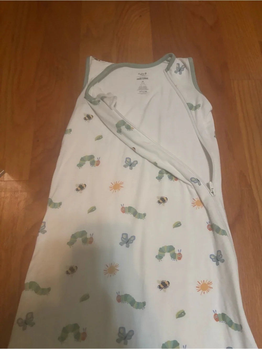 #KyteBABY Med Sleep Sacks Very Hungry Caterpillar (0.5 TOG) and Fog (1.0 T0G)